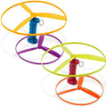 Battat Skyrocopter Flying Disc Toy Set, 2 Launchers, 4 Discs by Battat
