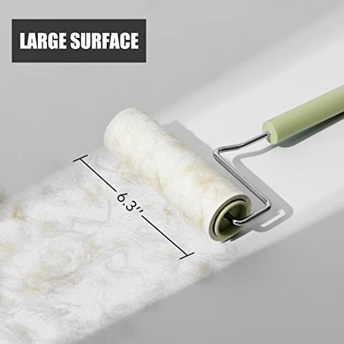 Extra Sticky Large Surface Lint Roller, 6.3''Wide Roller - Image 3