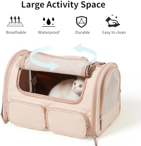 FUKUMARU Cat Carrier, Airline Approved Dog Carrier - Image 2