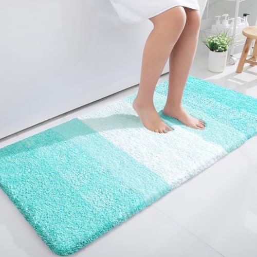 OLANLY Large Bathroom Rugs 50x30, Extra Soft Absorbent Microfiber Bath Rugs by OLANLY