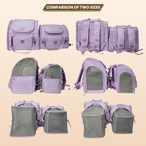 Lollimeow Expandable Large Cat Carrier Backpack, Supports up to 22 lbs - Image 7