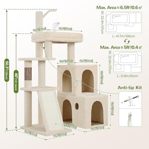 Globlazer Maine Coon Cat Tower for Indoor Adult Cats - Image 6