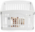 NEWBULIG 24 Inch 4 Panels Dog Playpen, Plastic Pet Play Pen Fence by NEWBULIG