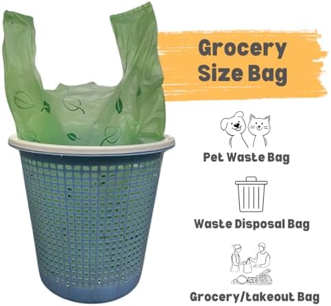 T-shirt Green Plastic Bag Doggy Poop Bags - Image 4