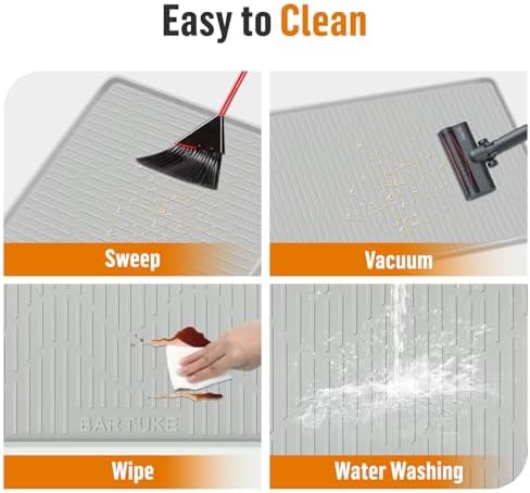 Silicone Cat Litter Box Mat 24"x 17" Extra Large Cat Rubber Mat - Image 4
