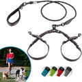 SparklyPets Double Dog Bungee Rope Leash by SparklyPets