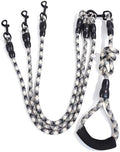 3 in 1 Dog Leash for 1-3 Dogs, 360° Swivel by Heyllou