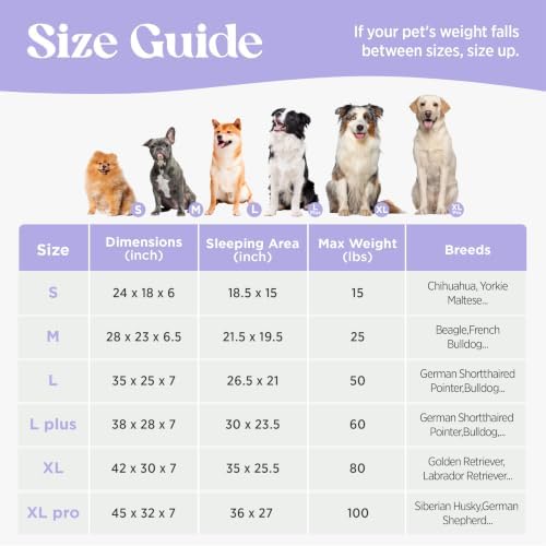 LE SURE Cute Cozy High Back Orthopedic XL Pro Dog Bed - Image 7