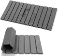 Linidcoud Foldable Stone Bath Mat, Diatomite Quick Dry Shower Mat 32" x 16" by linidcoudhome