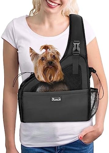 Lukovee Pet Sling, Hands Free Hard Bottom Papoose by Lukovee