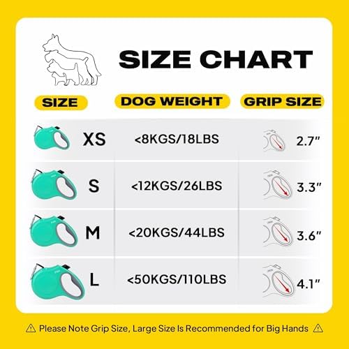 Fida Retractable Dog Leash Large Breed, Heavy Duty 16 ft Dog Walking Leash - Image 7