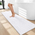 OLANLY Thick Chenille Bathroom Runner Rugs 47x17, Absorbent Bath Mat by OLANLY