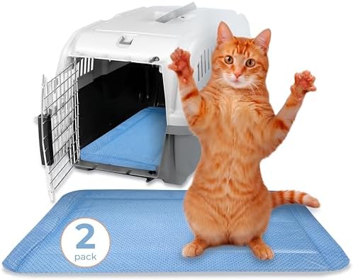 Pet Carrier Pad Insert 2 Pack, Disposable, 19.5 x 12.5 in, by Skywin
