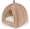 Amazon Basics Cat Bed Cave, 2-in-1 Foldable House by AmazonBasics