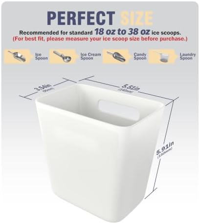 Large Ice Scoop Holder for Ice Machine & Freezer - Image 2