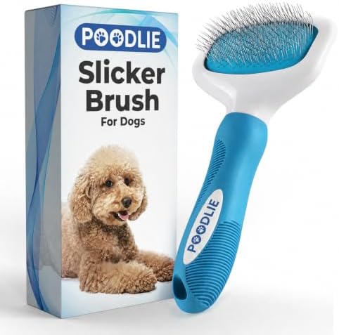 Poodle Pet Slicker Brush by Poodlie
