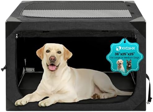 Dog Crate, Portable and Foldable Design of Dog Cage, Dog Kennel by XVISHX