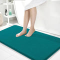 OLANLY Memory Foam Bathroom Runner Rug 44x24, Absorbent Long Mat, Deep Lake by OLANLY