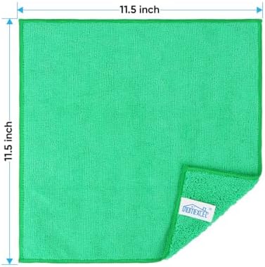 HOMEXCEL Green Microfiber Cleaning Cloth, Microfiber Towels - Image 2