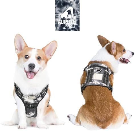 AUROTH Tactical Dog Harness Medium Sized Dog No Pull Adjustable Dog Vest - Image 2