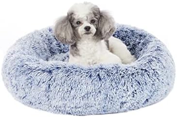 Bedfolks Calming Fluffy Donut Dog Bed by Bedfolks