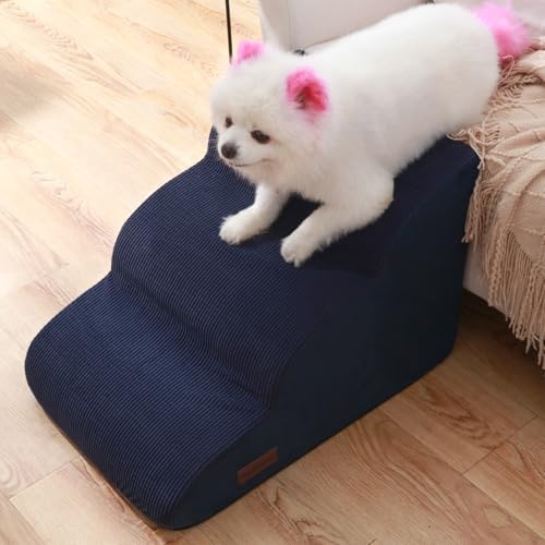 Dog Stairs and Steps for Beds Or Couches, 3-Step Pet Stairs & Steps for Small - Image 6