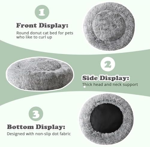 JOLLYVOGUE Dog & Cat Bed, Calming Anti-Anxiety Pet Bed - Image 5