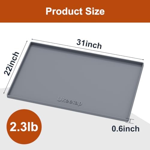 31" x 22" Extra Thick Silicone Mat Waterproof - Image 7