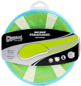 Chuckit! Max Glow Paraflight Flying Disc Dog Toy - Image 6
