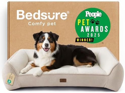 Bedsure SupportMax® Extra Thick Orthopedic XL Dog Bed by BEDSURE