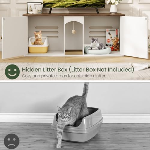 CHOEZON 47.2'' Cat Litter Box Enclosure - Image 5