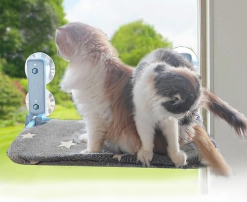 Foldable Cat Hammock for Window Glow in The Dark Cordless Cat Window Perch for - Image 6