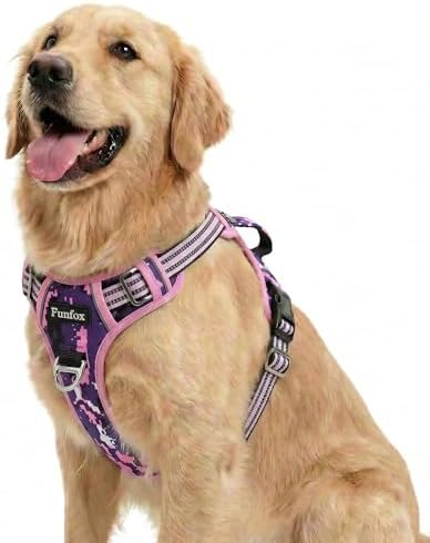 Funfox Dog Harness No Pull, Adjustable Pet Vest Harness, Super Soft Material by MyFUNFOX