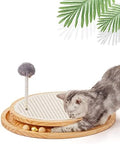 LMUGOOS Cat Scratcher, Cat Natural Sisal Scratching Pad, Kitten Interactive Toy by LMUGOOS