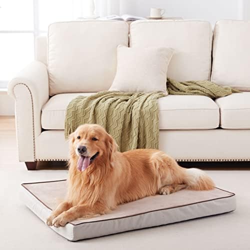 Orthopedic Memory Foam Dog Bed, Cooling Dog Beds by ABETTERLIFEWITHPET