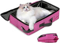 Foldable Travel Litter Box for Cats, 16 * 12 * 6 inches Portable Litter Box by JOLLJOLL