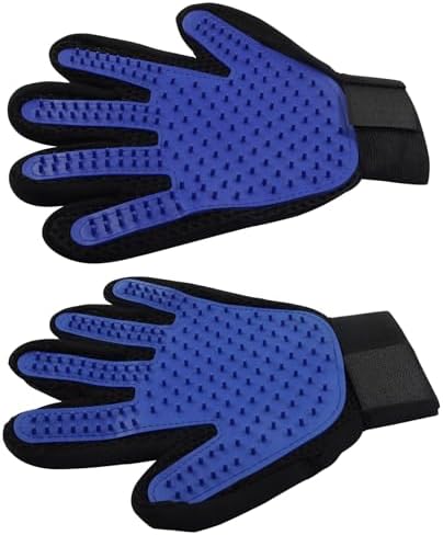 Pet Grooming Gloves, 1 Pair by Unknown