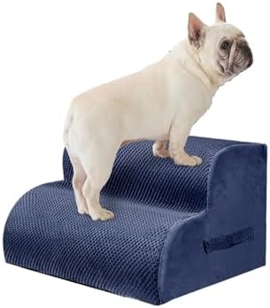 PAWSCRAT 2-Step Pet Stairs for High Beds & Sofas, 11.8''H Dog Stairs by PAWSCRAT