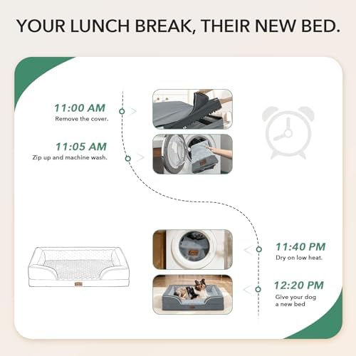 Orthopedic Washable Dog Bed for Extra Large Dogs - Image 4