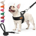 BEAUTYZOO Dog Harness Medium Sized and Leash Set, No Pull Step in Pet Vest by BEAUTYZOO