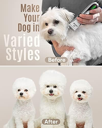 oneisall Dog Clipper for Small and Large Dogs Cats Silver - Image 6