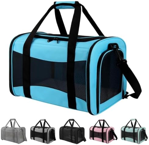 Pet Carriers Soft-Sided Airline Approved Carrier Bag by Yipincover