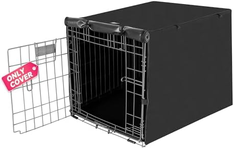 Seiyierr Dog Crate Cover for 42" Large Wire Dogs Cage, Puppy Kennel by Seiyier