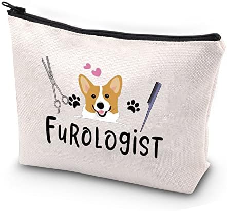 JYTAPP Furologist Funny Puppy Stylist Cute Dog Groomer Cosmetic Bag Dog Groomer by JYTUPP