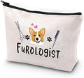 JYTAPP Furologist Funny Puppy Stylist Cute Dog Groomer Cosmetic Bag Dog Groomer by JYTUPP