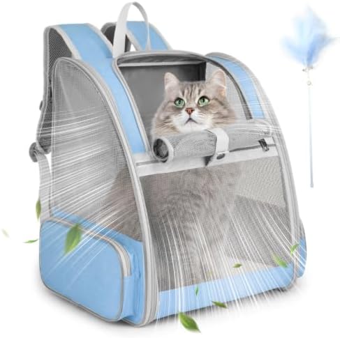 Cat Backpack Carrier, Small Dog Carrier Backpack by SSAWcasa