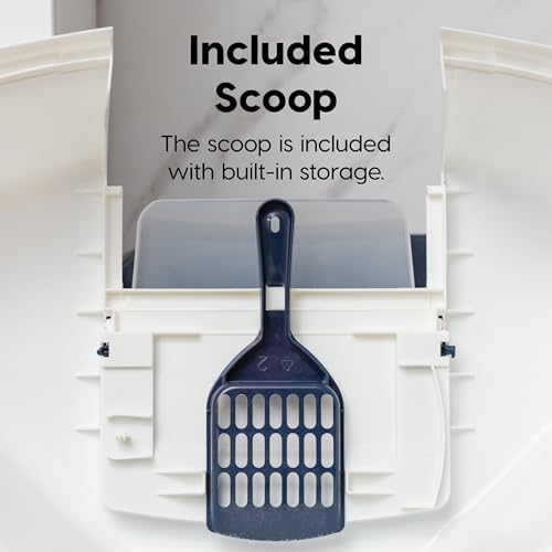 IRIS USA Large Corner Cat Litter Box, Space Saver - Image 6