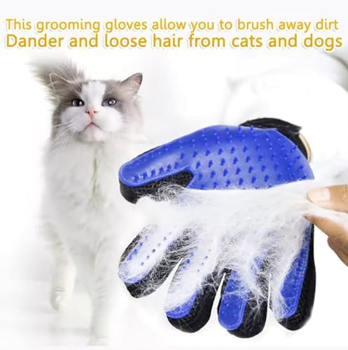 Pet Grooming Glove-Pet Hair Remover Glove- Perfect pet Cleaning Brush Glove- - Image 5