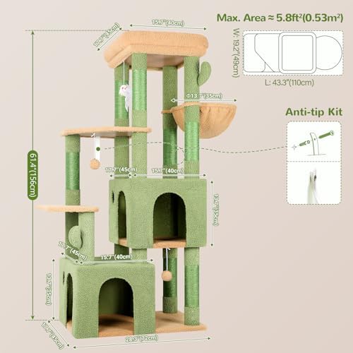 Globlazer Heavy Duty Cactus Cat Trees - Image 6