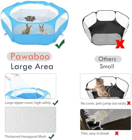 Pawaboo Small Animal Playpen - Image 3